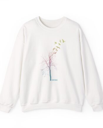 Courteeners Pastel Ombre Tree Unisex Heavy Blend Crewneck Sweatshirt