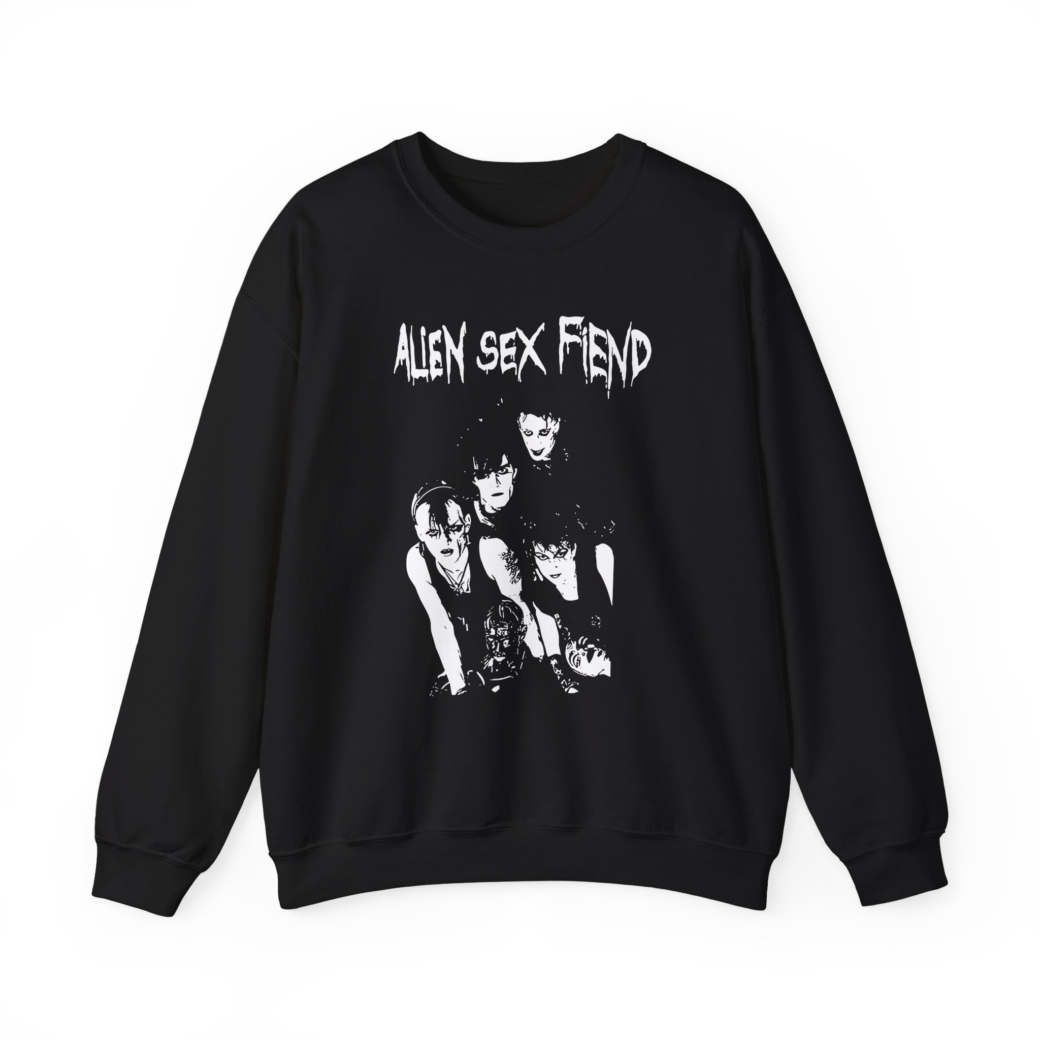 Alien Sex Fiend Band Photo Unisex Heavy Blendâ„¢ Crewneck Sweatshirt