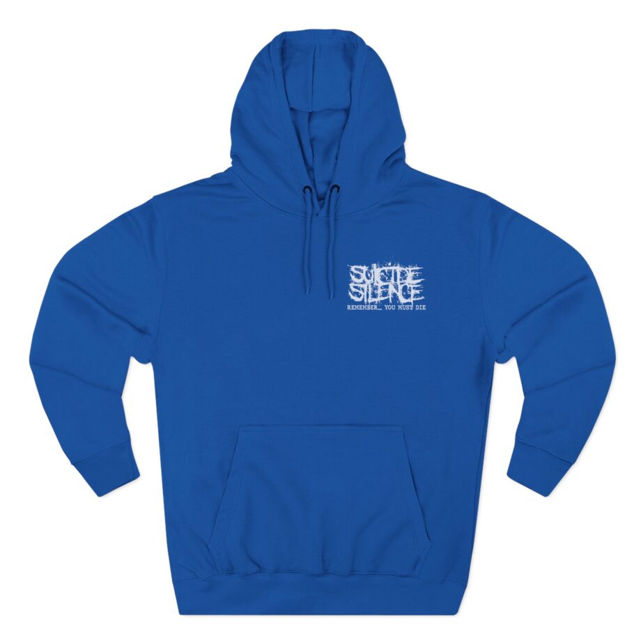 Suicide Silence Rymd Snake Skull Three-Panel Fleece Hoodie
