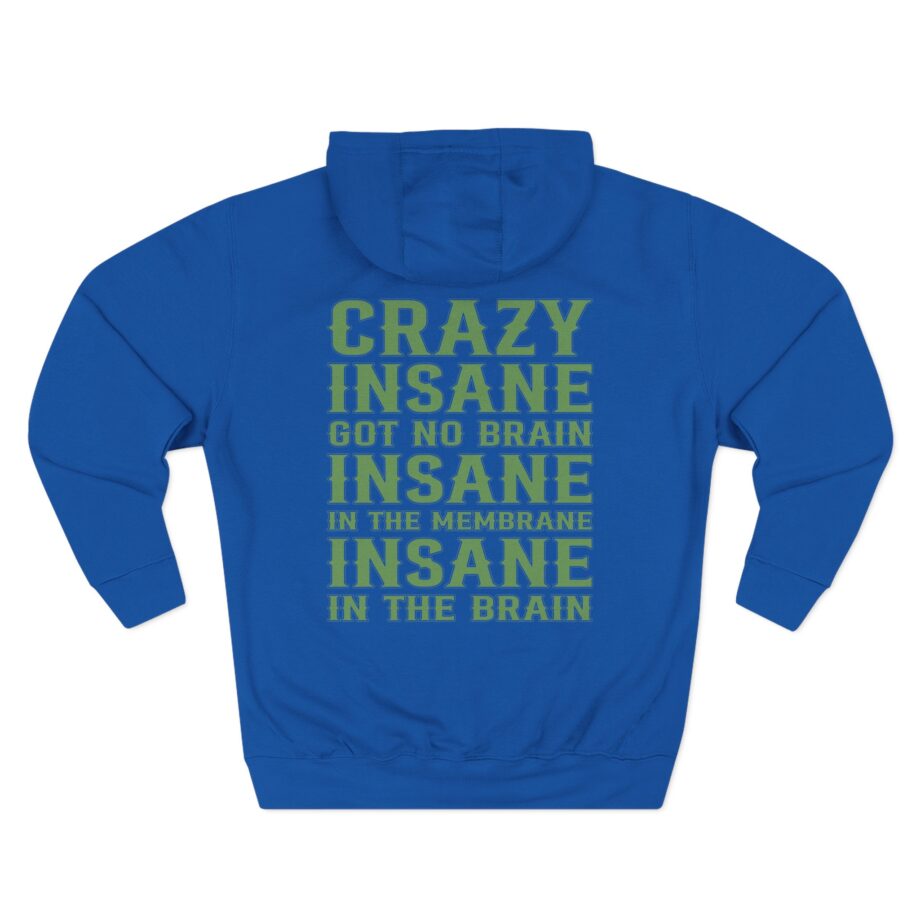 Cypress Hill Crazy Insane OG Skull N Compass Three-Panel Fleece Hoodie