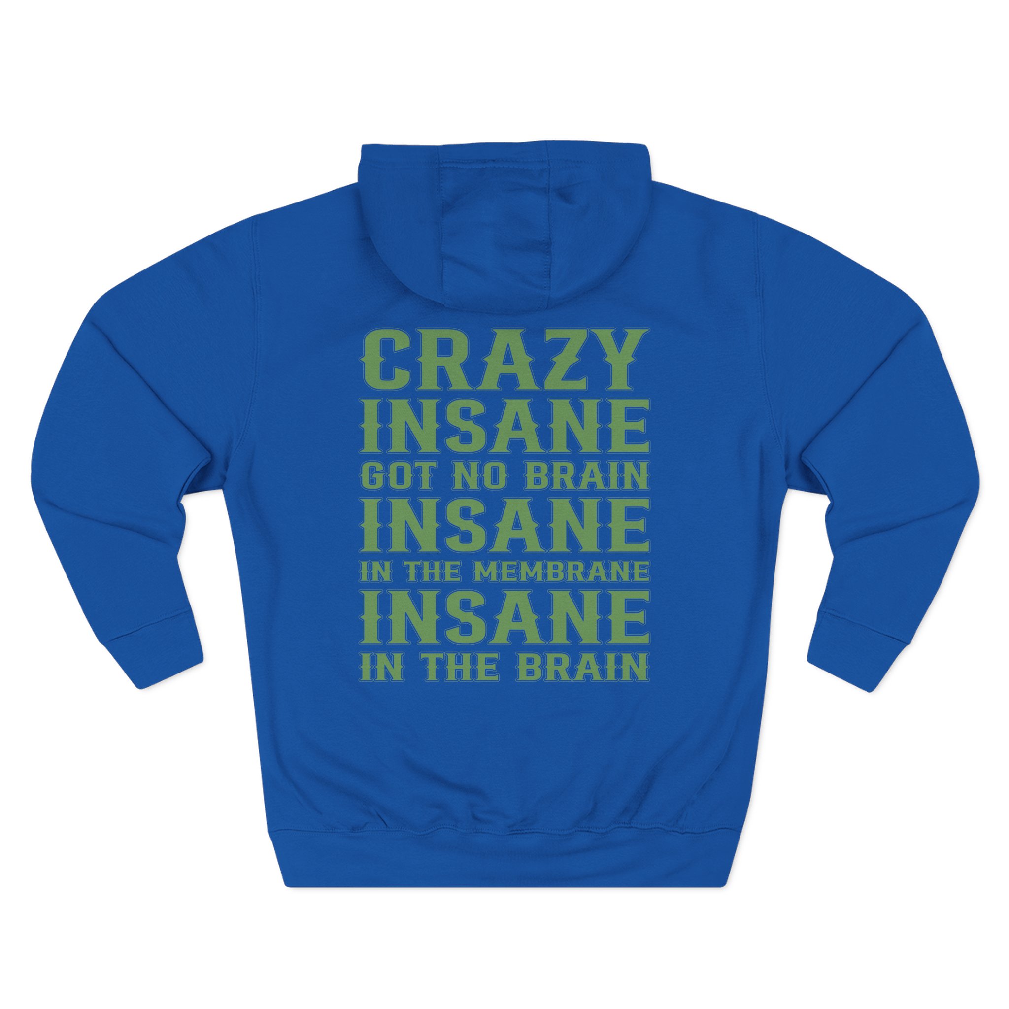 Cypress Hill Crazy Insane OG Skull N Compass Three-Panel Fleece Hoodie