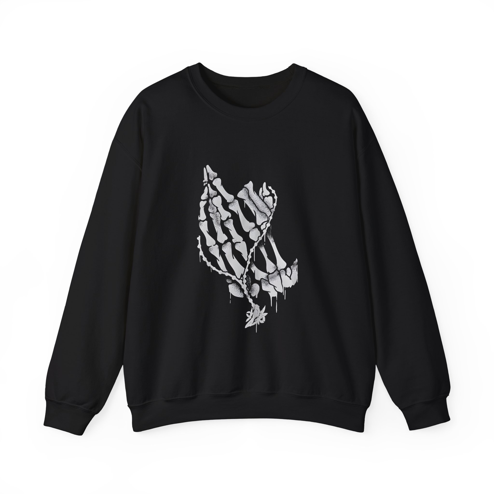 Bayside Praying Hands Unisex Heavy Blendâ„¢ Crewneck Sweatshirt