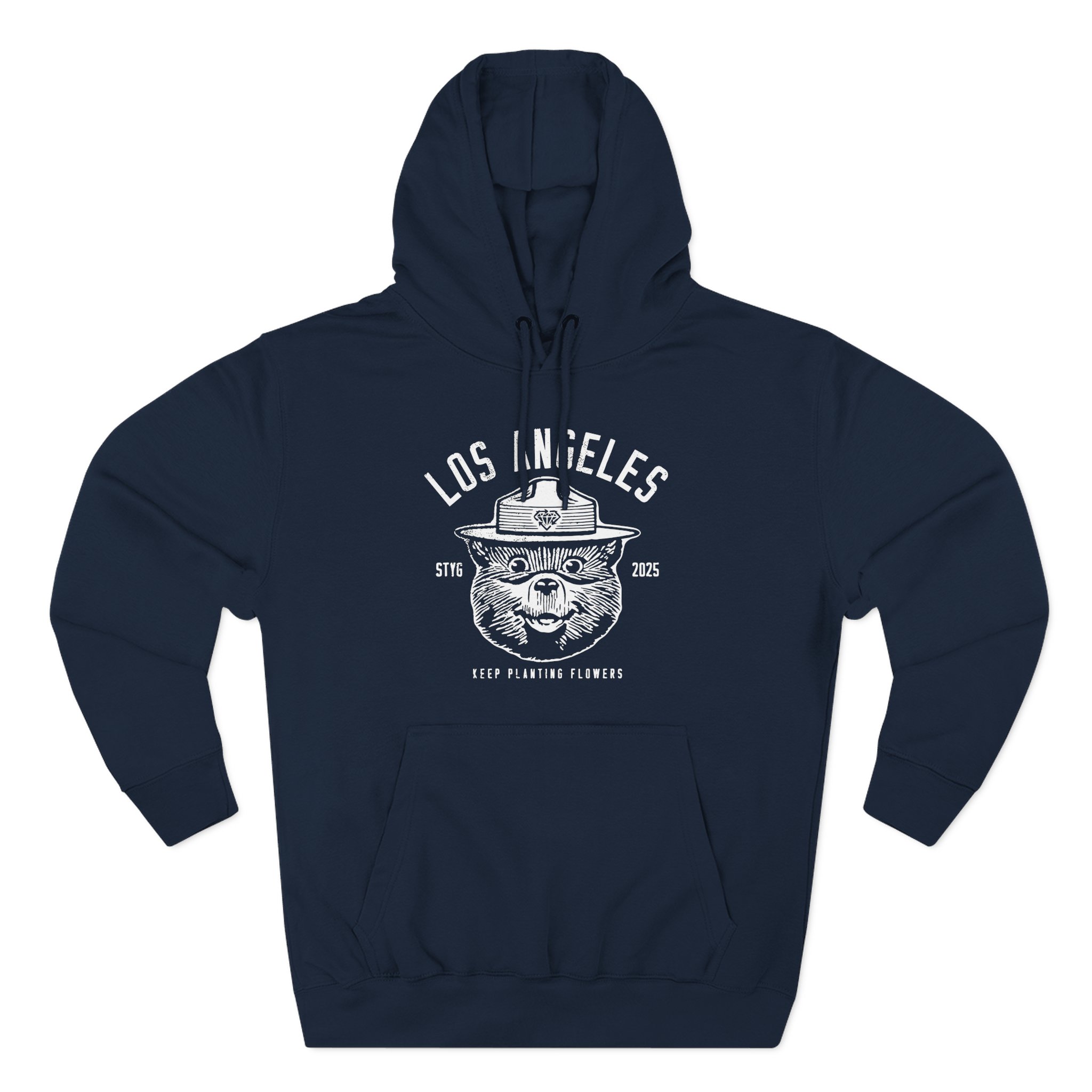 Stick to Your Guns Keep Planting Flowers Los Angeles Three-Panel Fleece Hoodie
