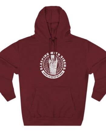 Sleeping With Sirens Coffin Three-Panel Fleece Hoodie