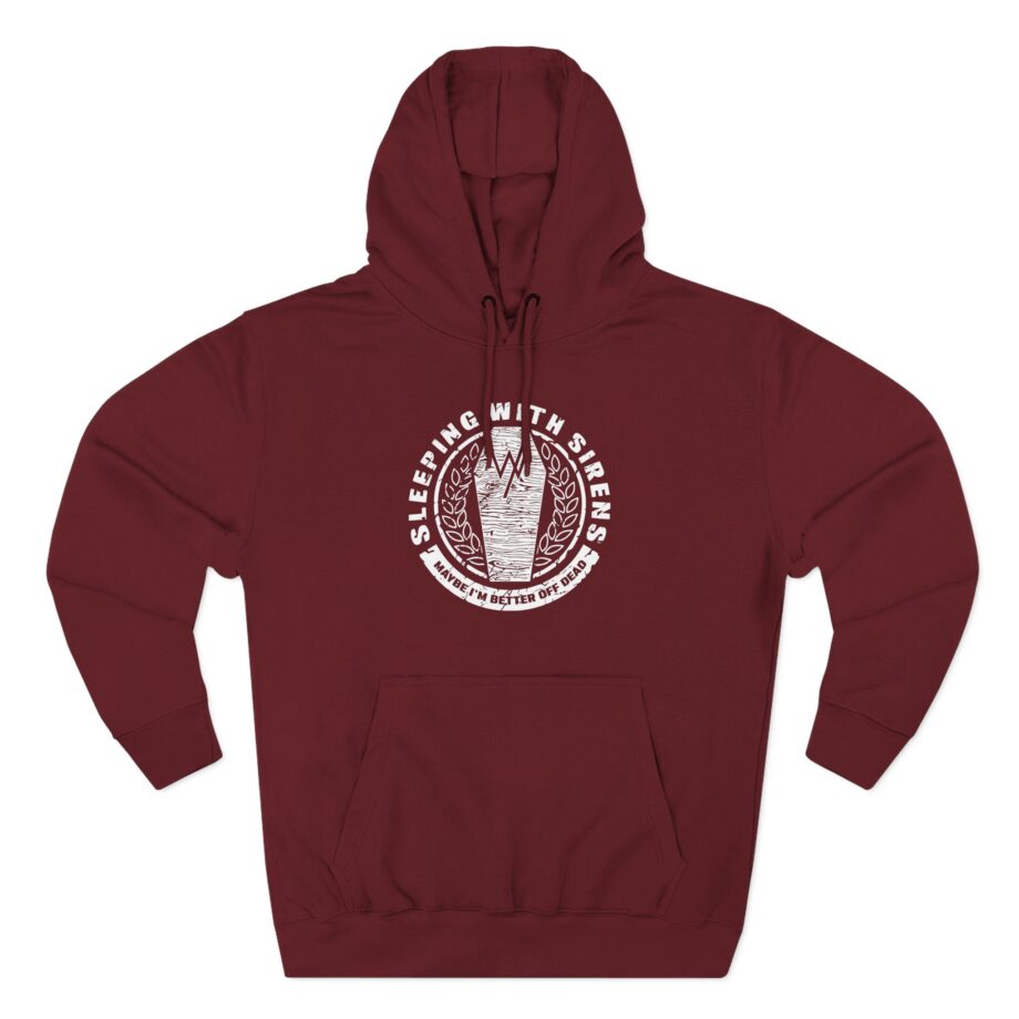 Sleeping With Sirens Coffin Three-Panel Fleece Hoodie