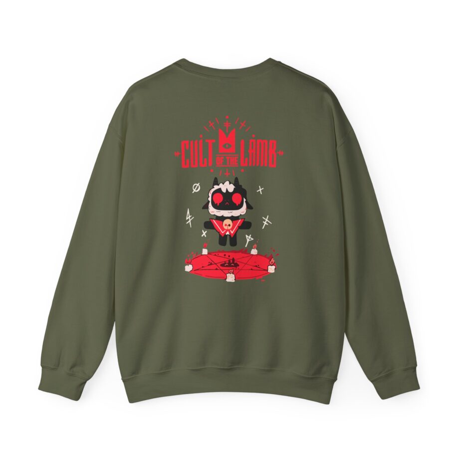 Cult of the Lamb Praise Lamb Unisex Heavy Blend™ Crewneck Sweatshirt