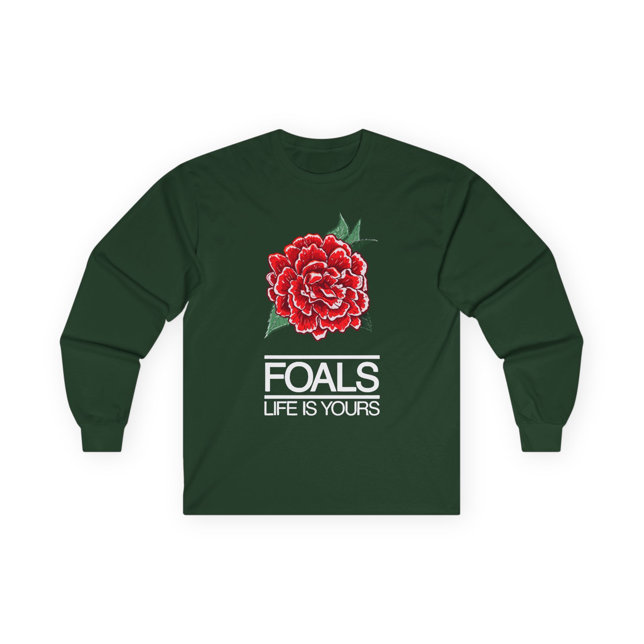Foals Red Rose Unisex Ultra Cotton Long Sleeve Tee