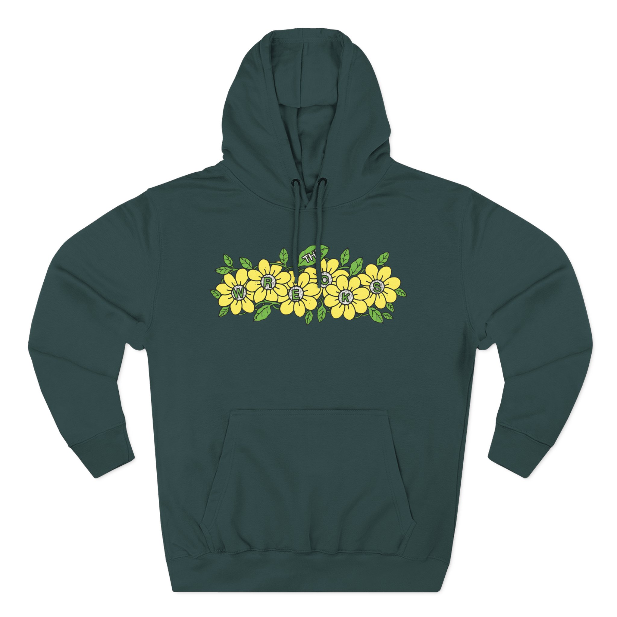 The Wrecks Flower Three-Panel Fleece Hoodie
