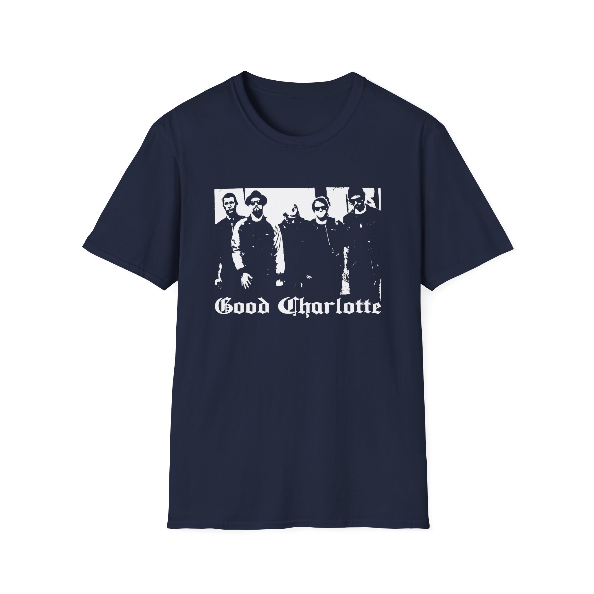 Good Charlotte Band Photo Unisex Softstyle T-Shirt