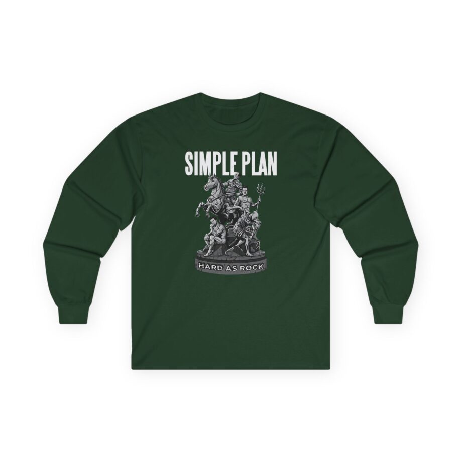 Simple Plan Hard as Rock Unisex Ultra Cotton Long Sleeve Tee
