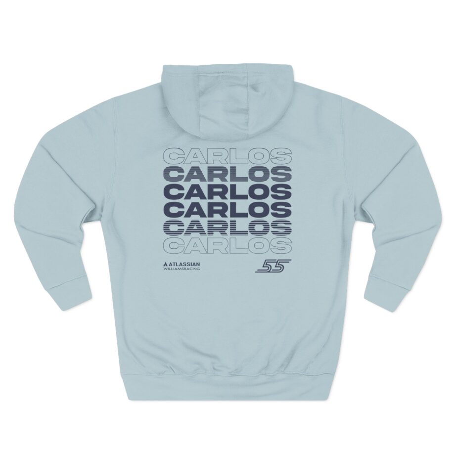 Carlos Sainz Atlassian Williams Racing Three-Panel Fleece Hoodie