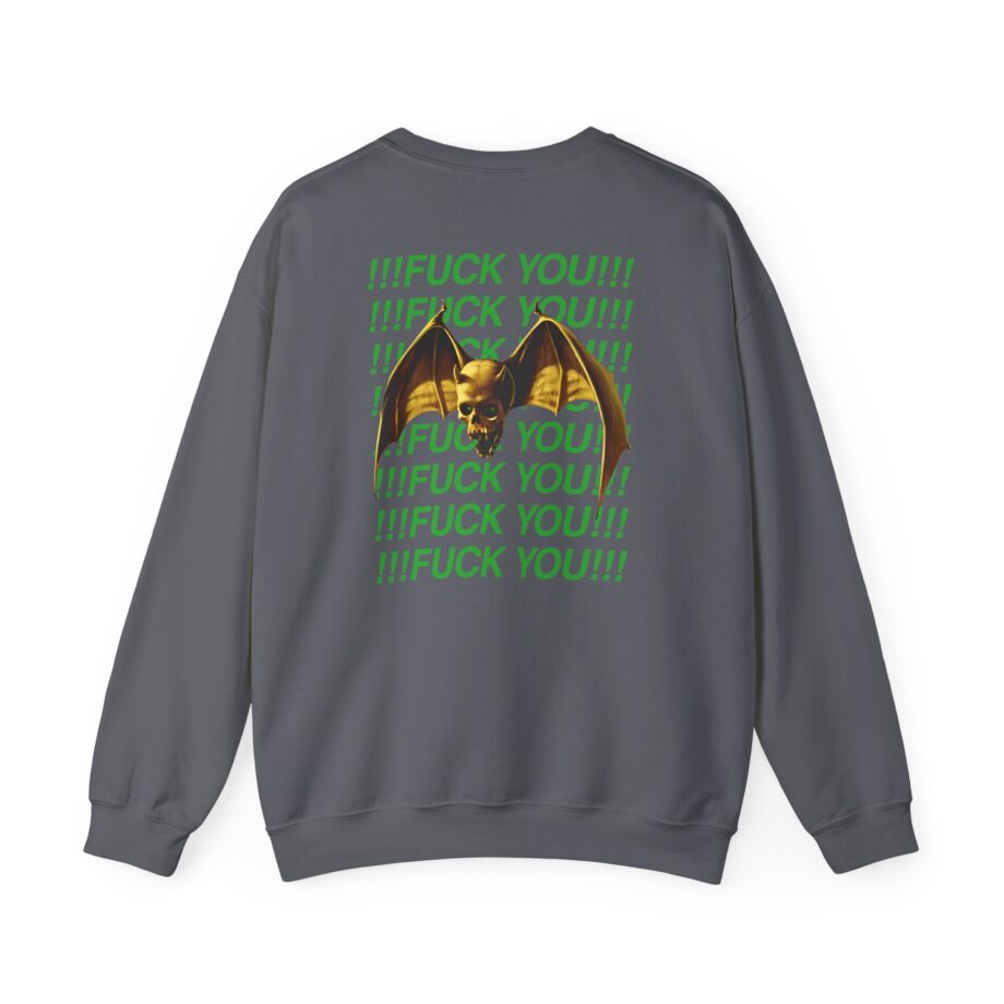 Overkill We Don't Care - Fuck You Unisex Heavy Blend™ Crewneck Sweatshirt