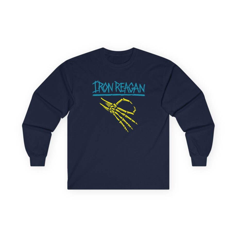 Iron Reagan Skeleton Hand Unisex Ultra Cotton Long Sleeve Tee