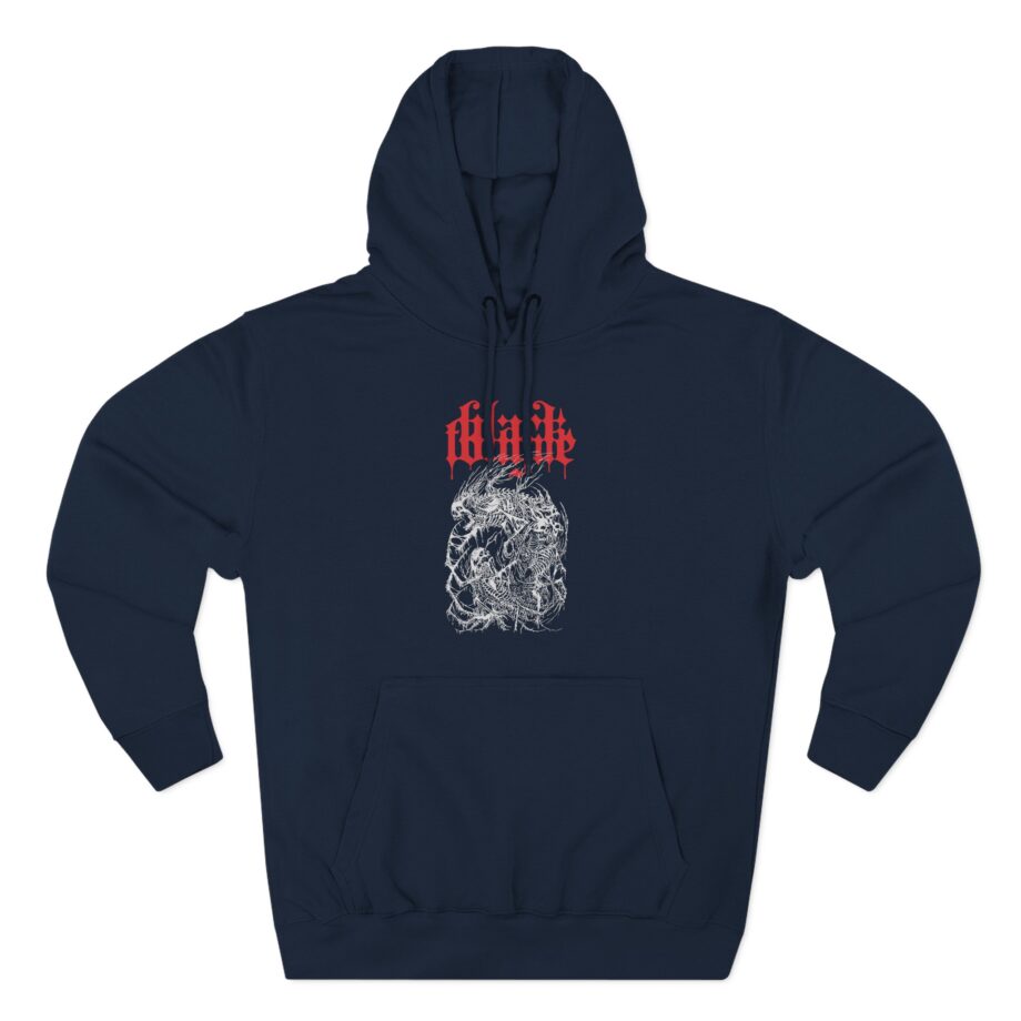 Black Tongue Spectre Of Death Three-Panel Fleece Hoodie