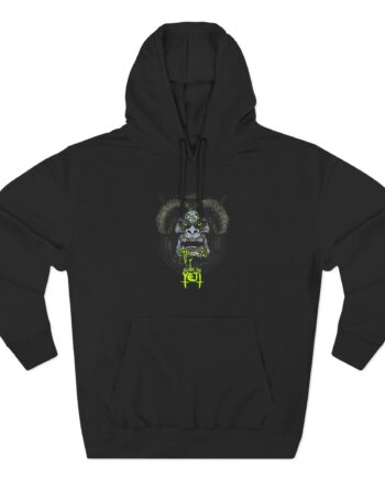 All Hail the Yeti  Three-Panel Fleece Hoodie