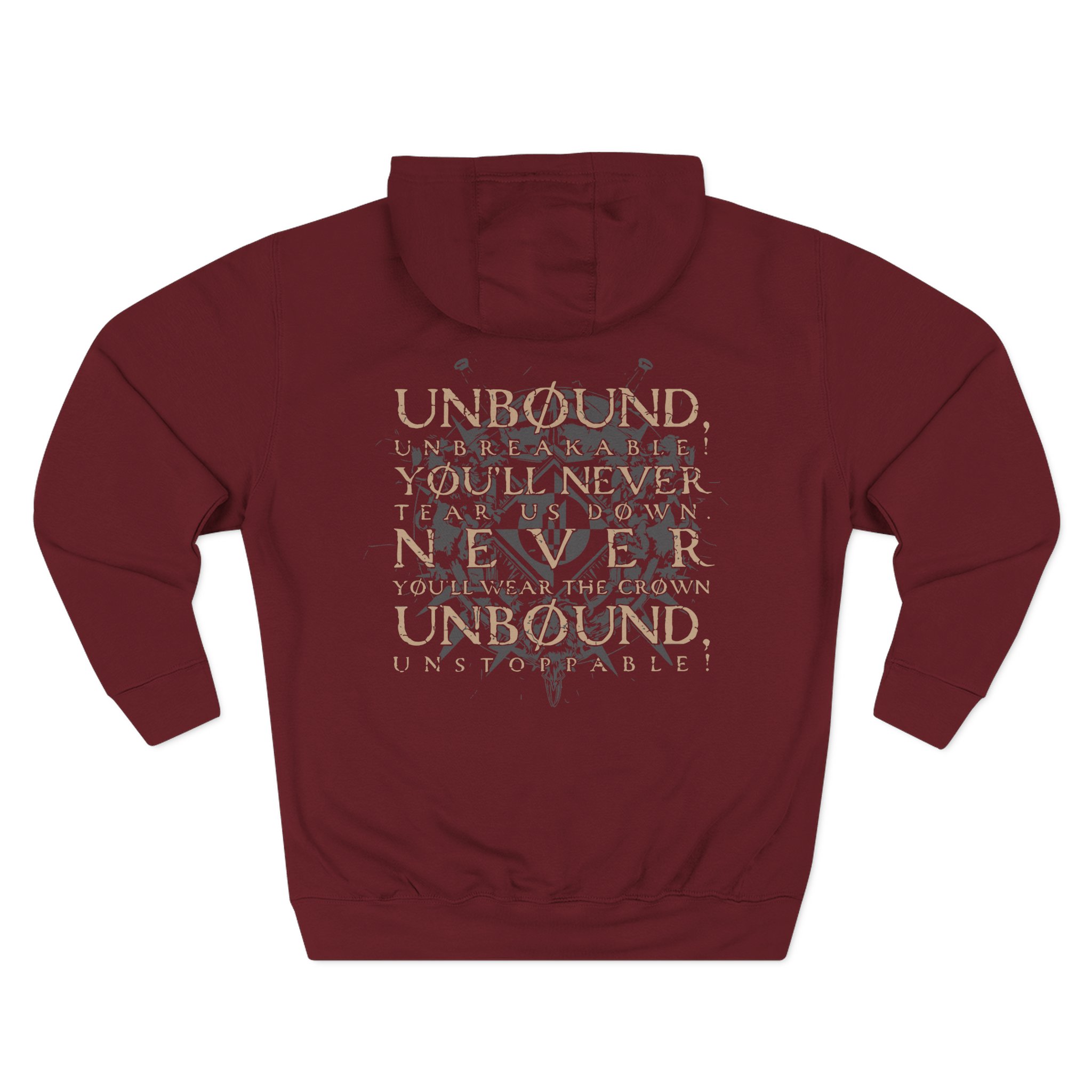 Machine Head Unbøund Three-Panel Fleece Hoodie