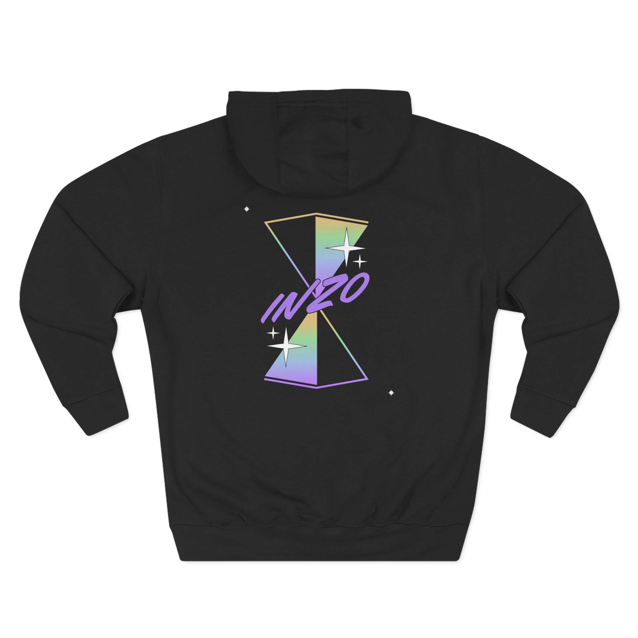 Inzo Three-Panel Fleece Hoodie