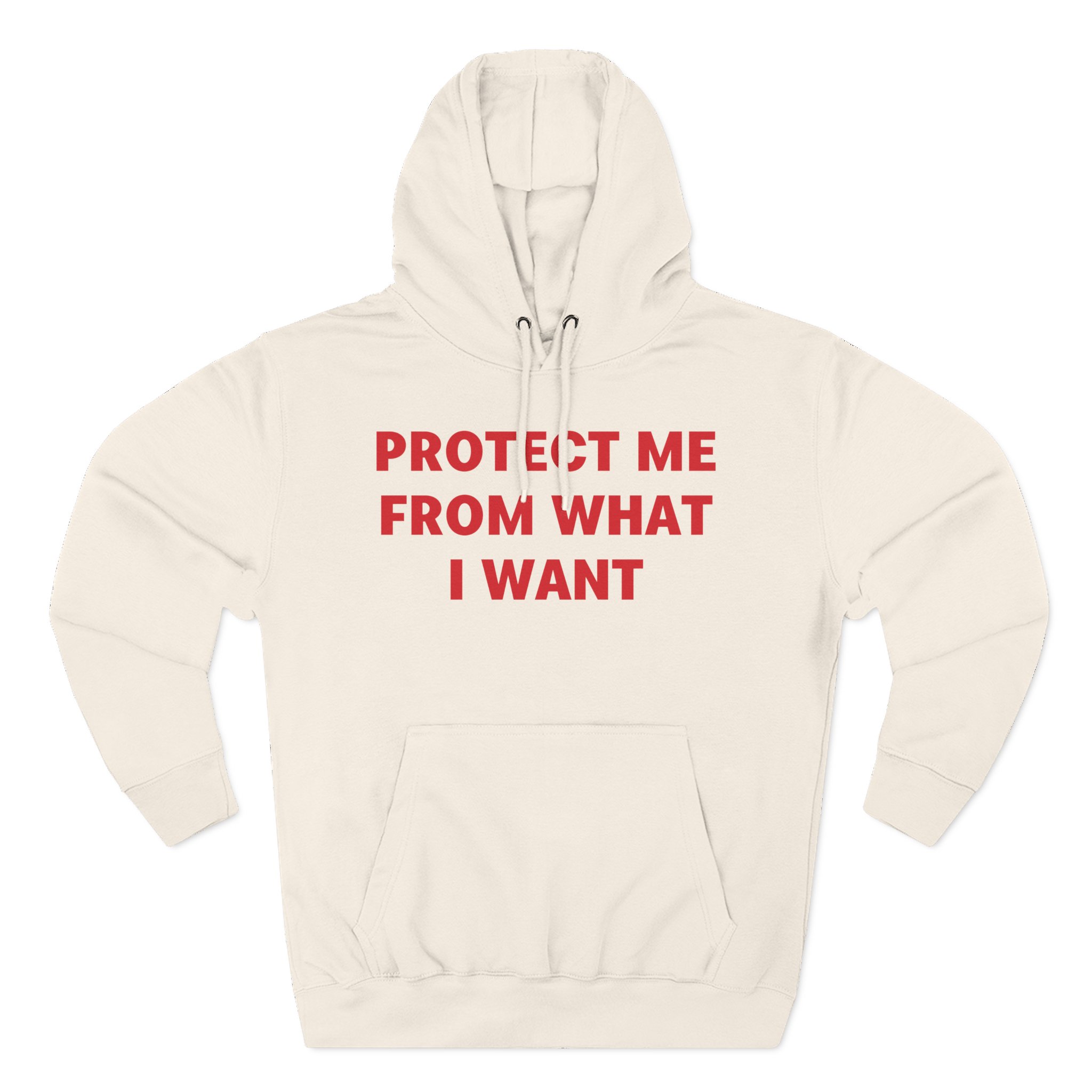 Jenny Holzer Protect Me From What I Want Three-Panel Fleece Hoodie