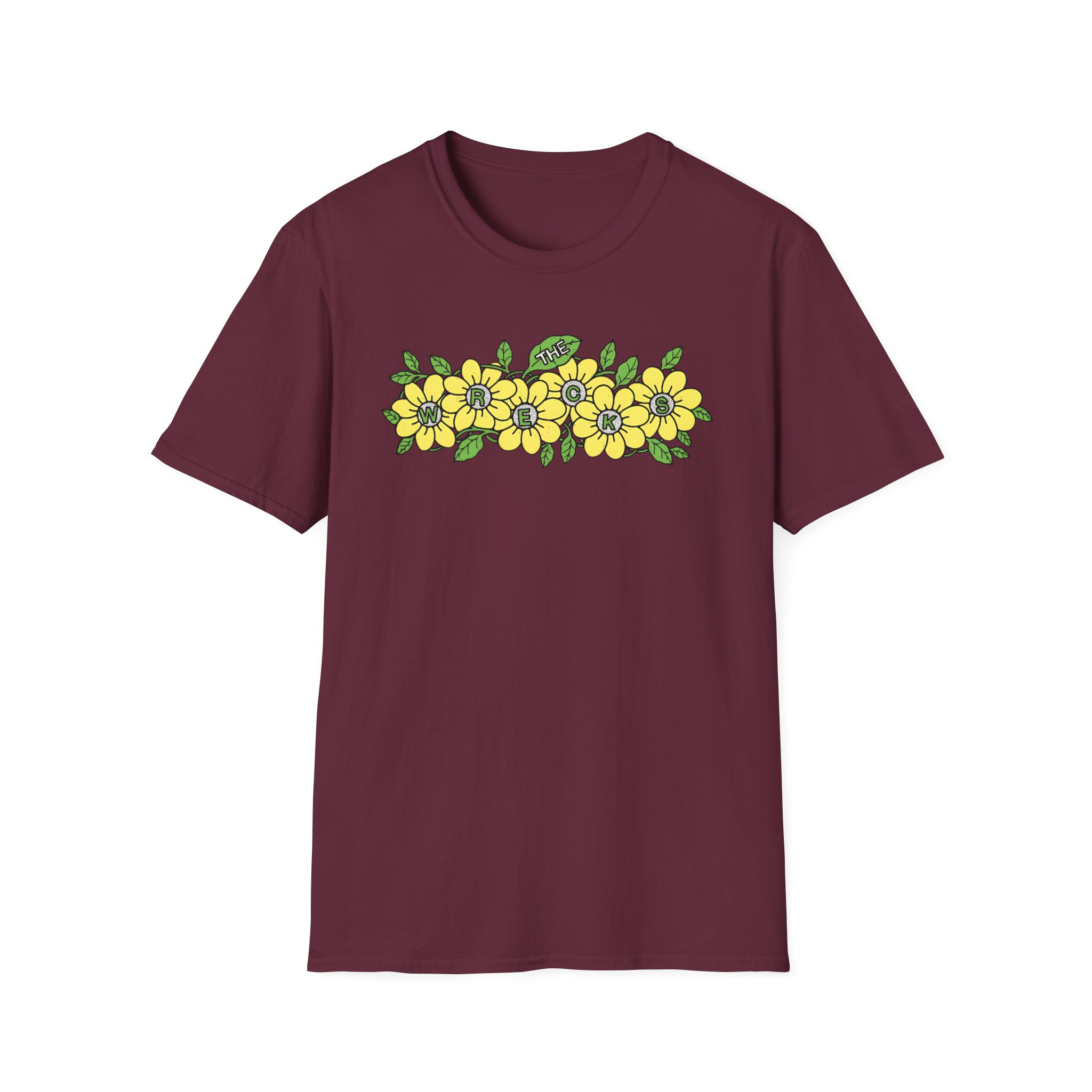 The Wrecks Flower Unisex Softstyle T-Shirt
