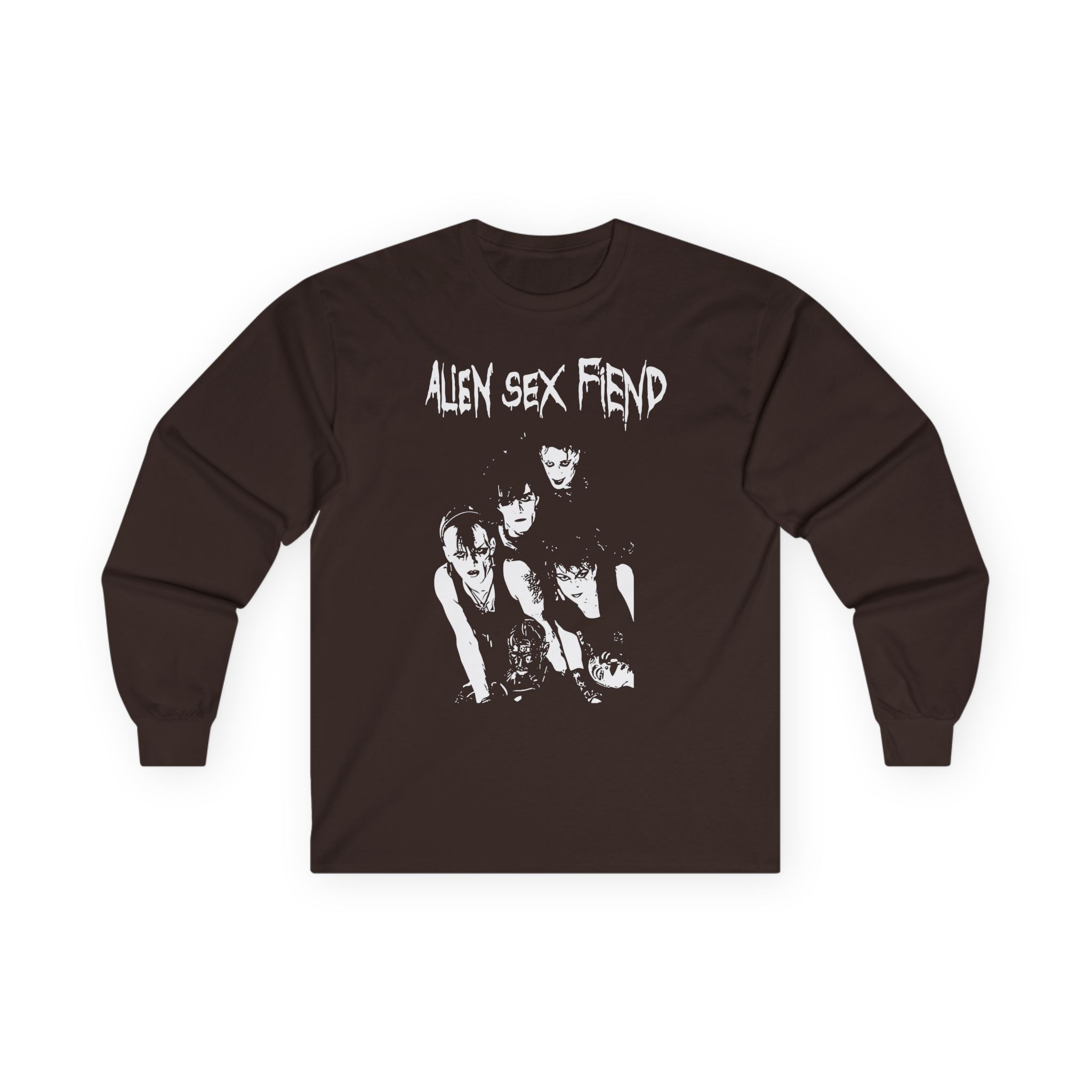 Alien Sex Fiend Band Photo Unisex Ultra Cotton Long Sleeve Tee
