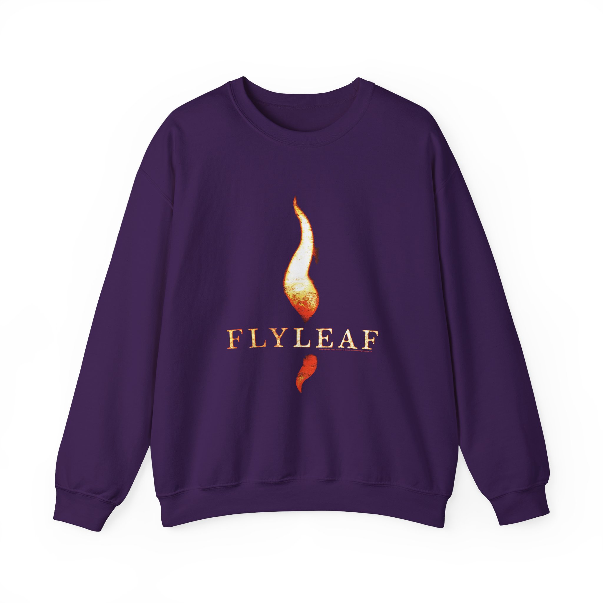 Flyleaf Flame Logo Unisex Heavy Blendâ„¢ Crewneck Sweatshirt