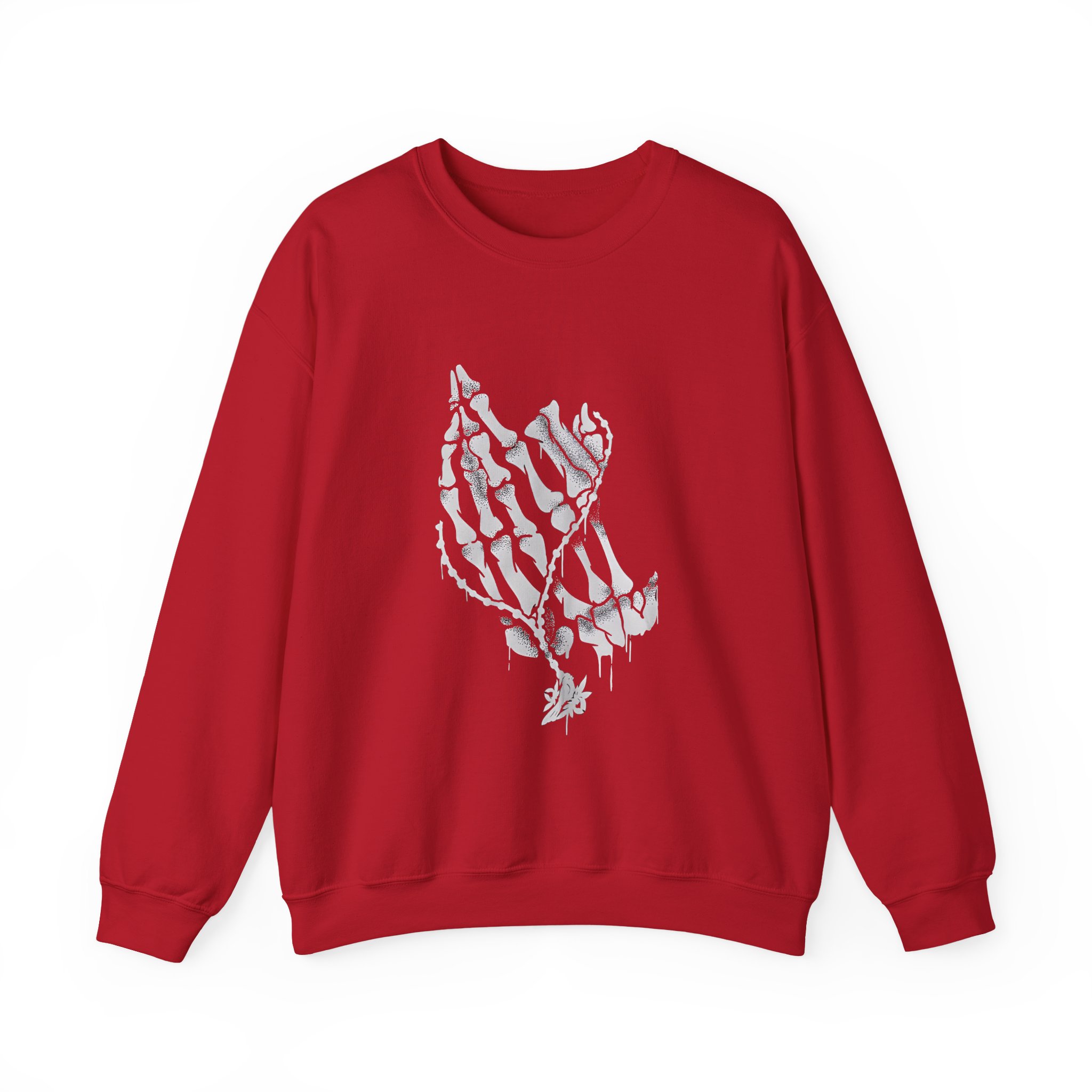 Bayside Praying Hands Unisex Heavy Blendâ„¢ Crewneck Sweatshirt