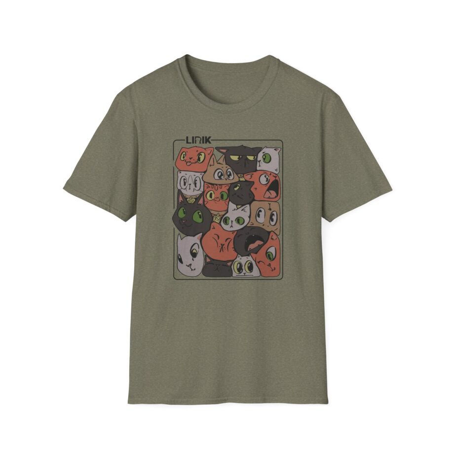 Lirik Squished Cat Jar Unisex Softstyle T-Shirt