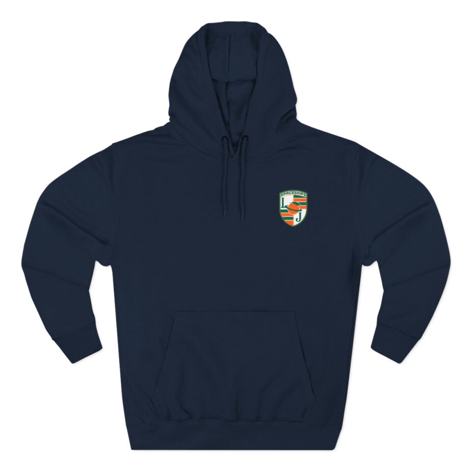 Larry June Badge Three-Panel Fleece Hoodie