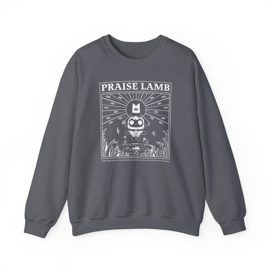 Cult of the Lamb Praise Lamb Unisex Heavy Blend™ Crewneck Sweatshirt