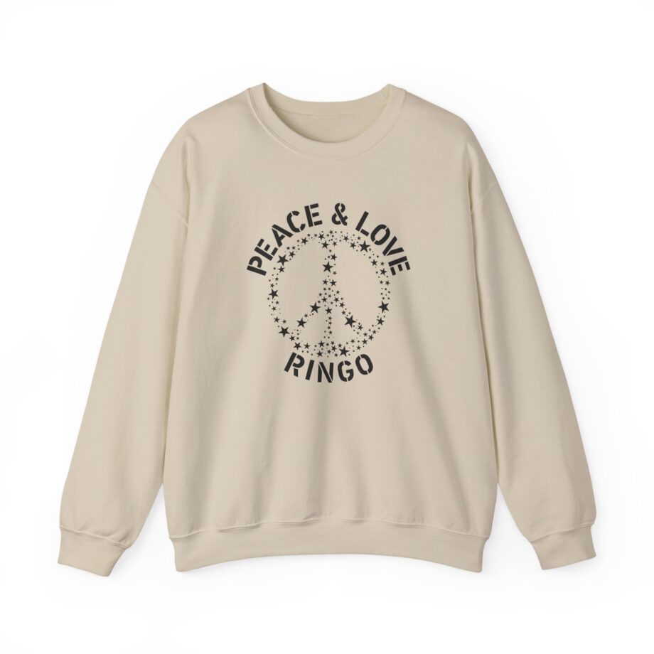 Ringo Starr Peace & Love Unisex Heavy Blend™ Crewneck Sweatshirt