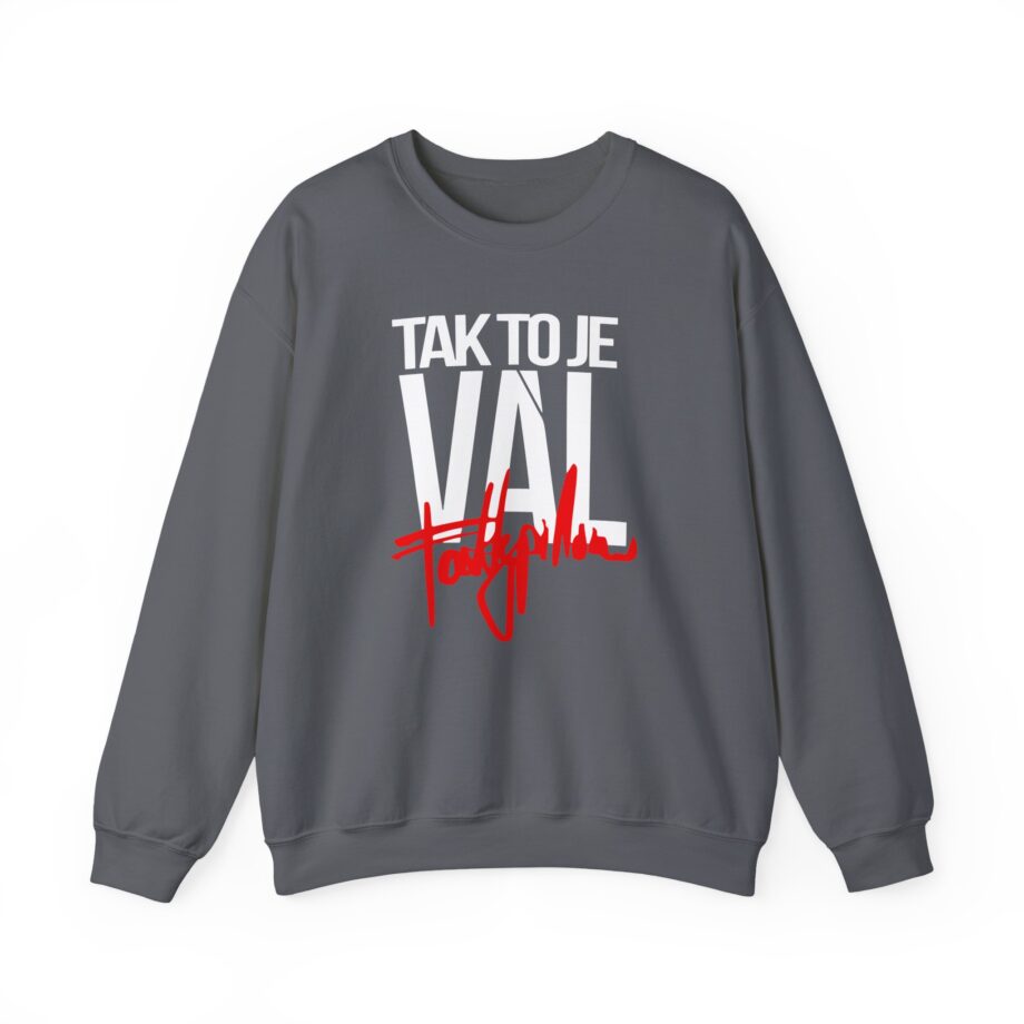 Fattypillow Tak to Je Val Unisex Heavy Blend™ Crewneck Sweatshirt