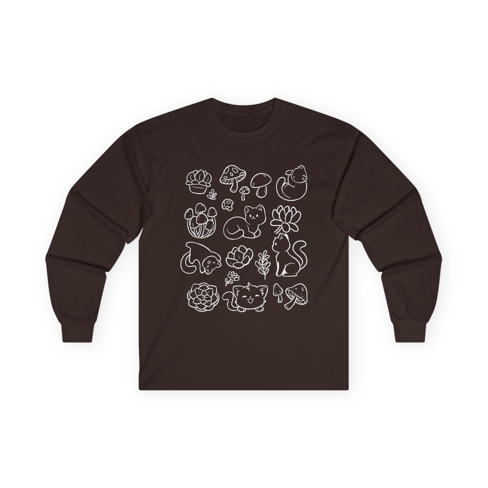 Shubble Plants And Cats Unisex Ultra Cotton Long Sleeve Tee