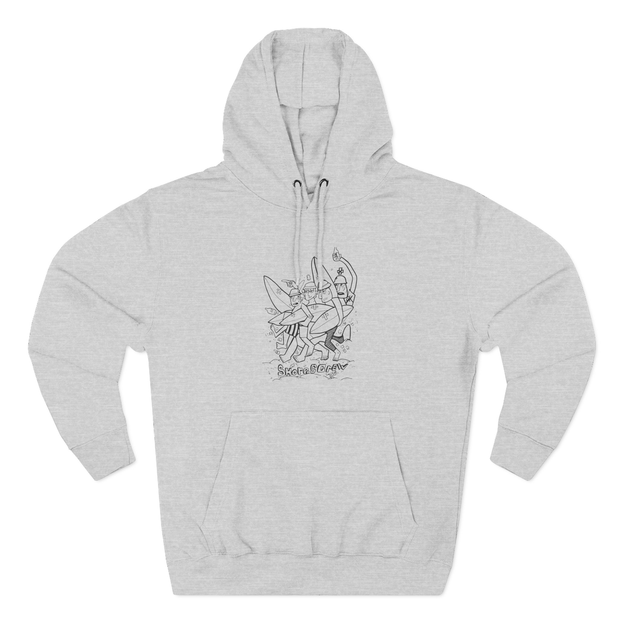 Surf Gang Three-Panel Fleece Hoodie