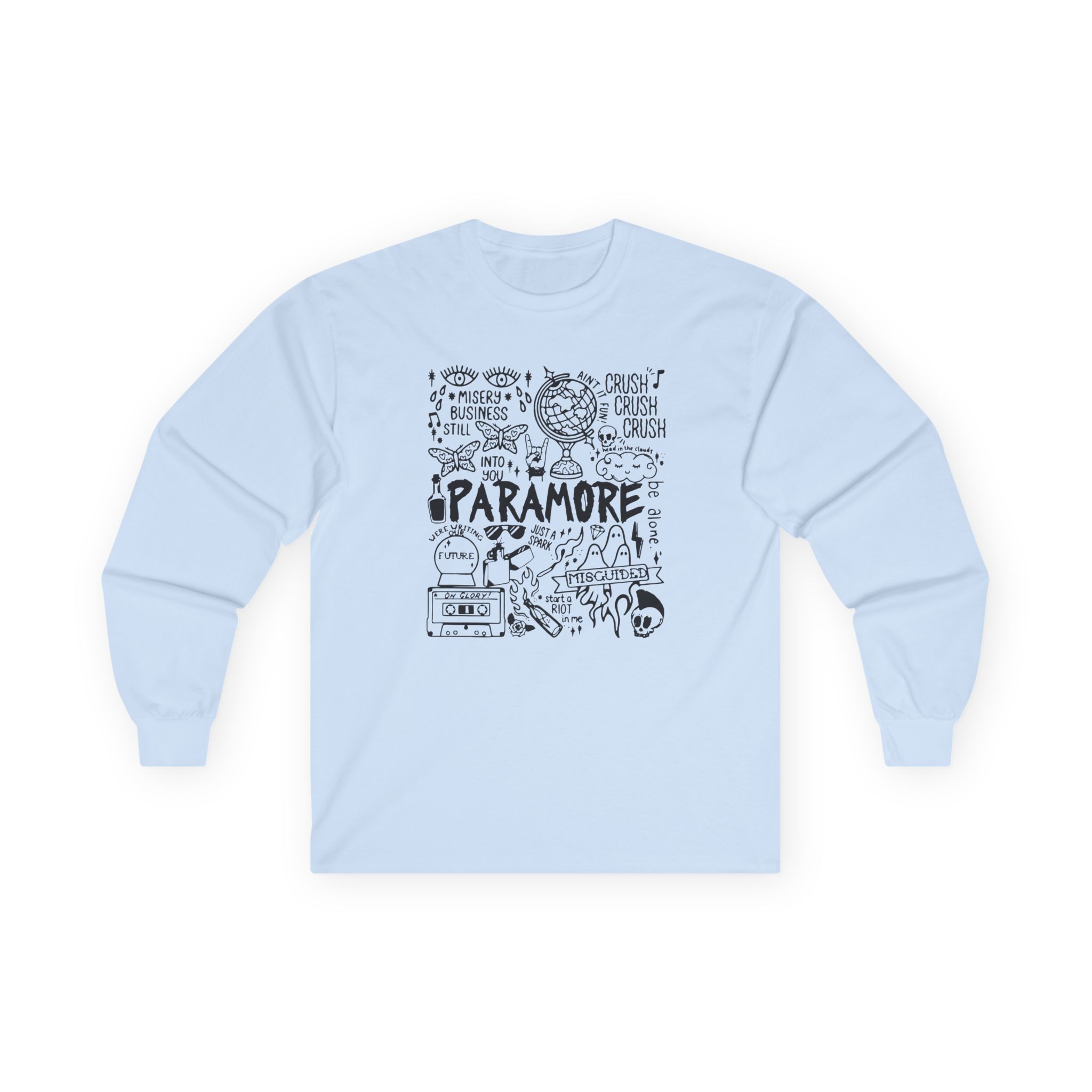 Hayley Willians Camiseta Paramore Emo Rock Unisex Ultra Cotton Long Sleeve Tee