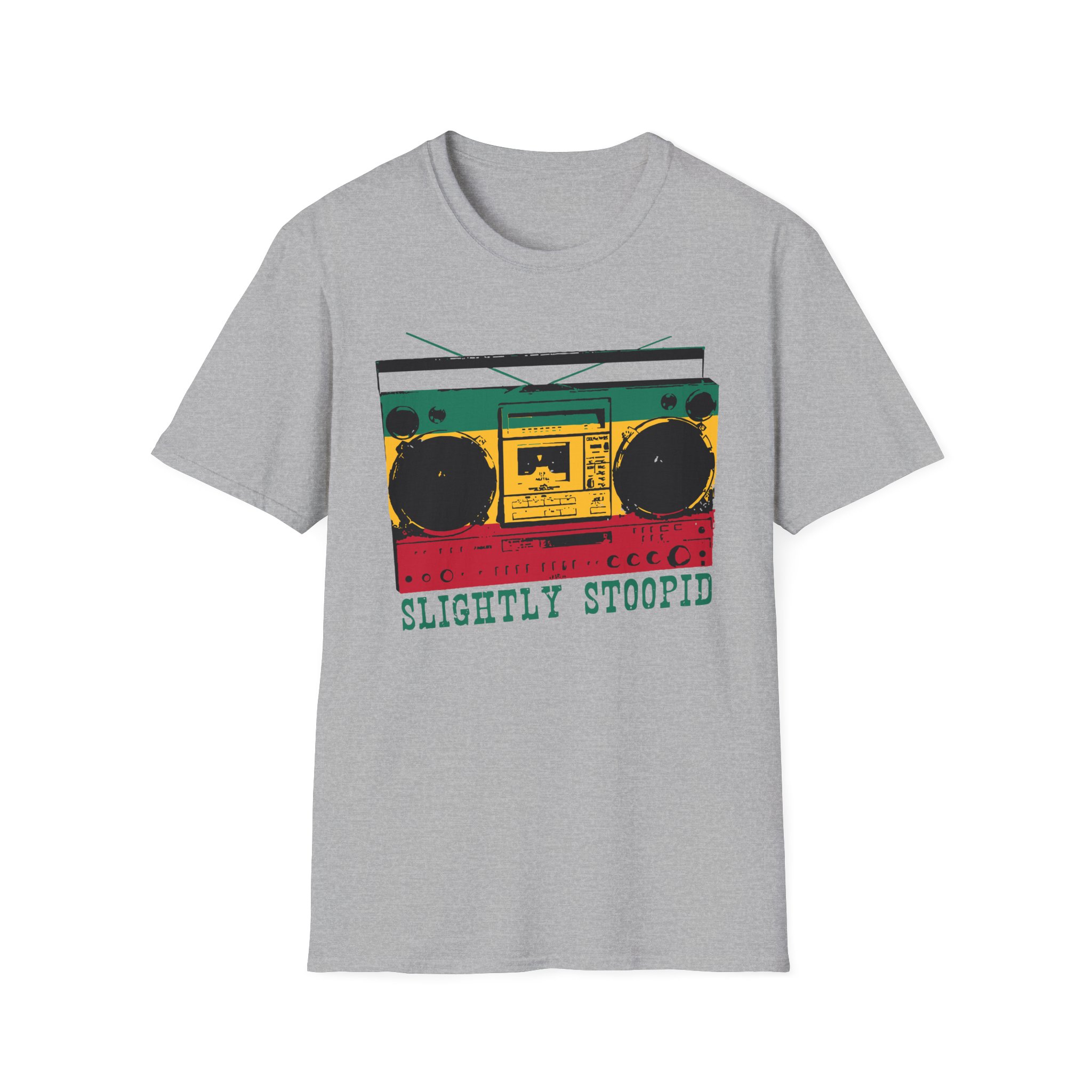 Slightly Stoopid Ghetto Blaster Raglan Unisex Softstyle T-Shirt