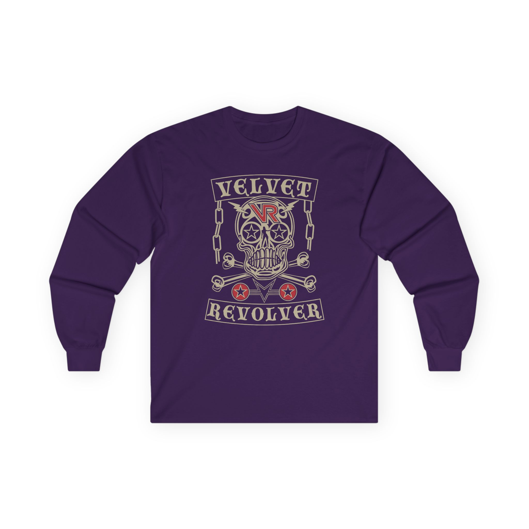 Velvet Revolver Velvet Skull Unisex Ultra Cotton Long Sleeve Tee