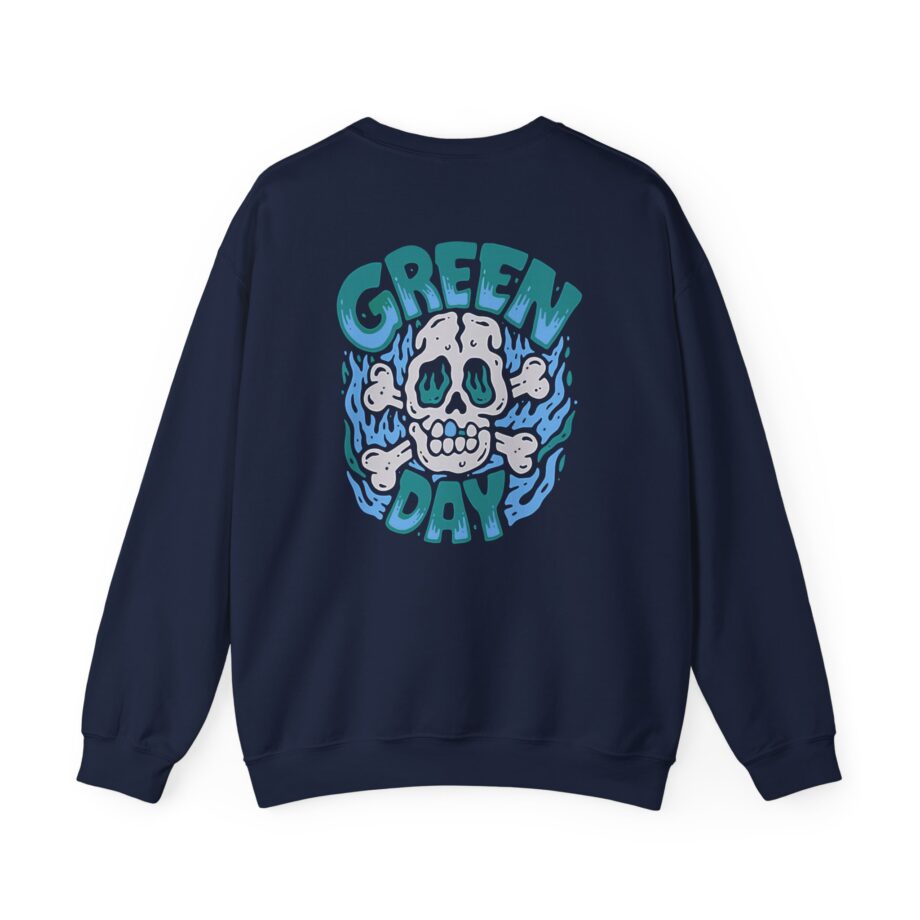 Green Day Blue Skull Unisex Heavy Blend™ Crewneck Sweatshirt