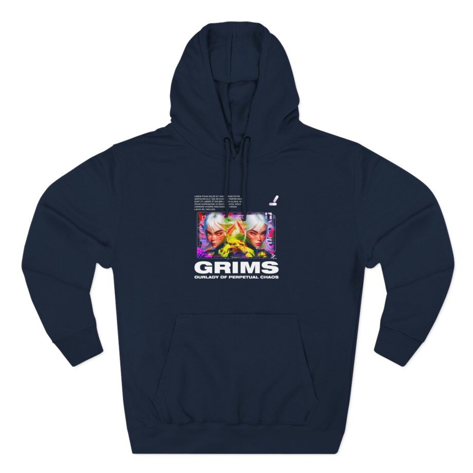 Grimes Our Lady of Perpetual Chaos Three-panel Fleece Hoodie