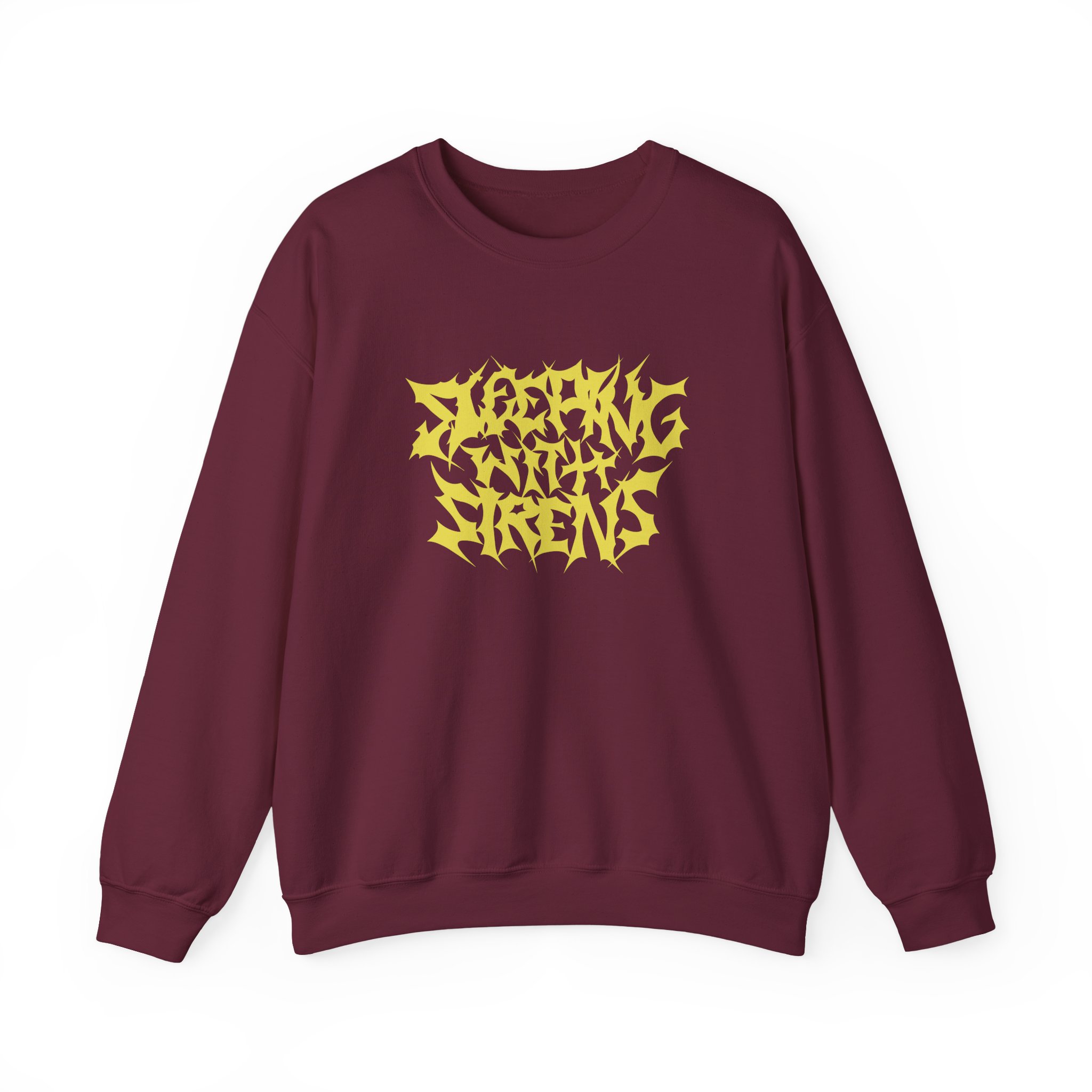 Sleeping With Sirens Metal Logo Unisex Heavy Blendâ„¢ Crewneck Sweatshirt
