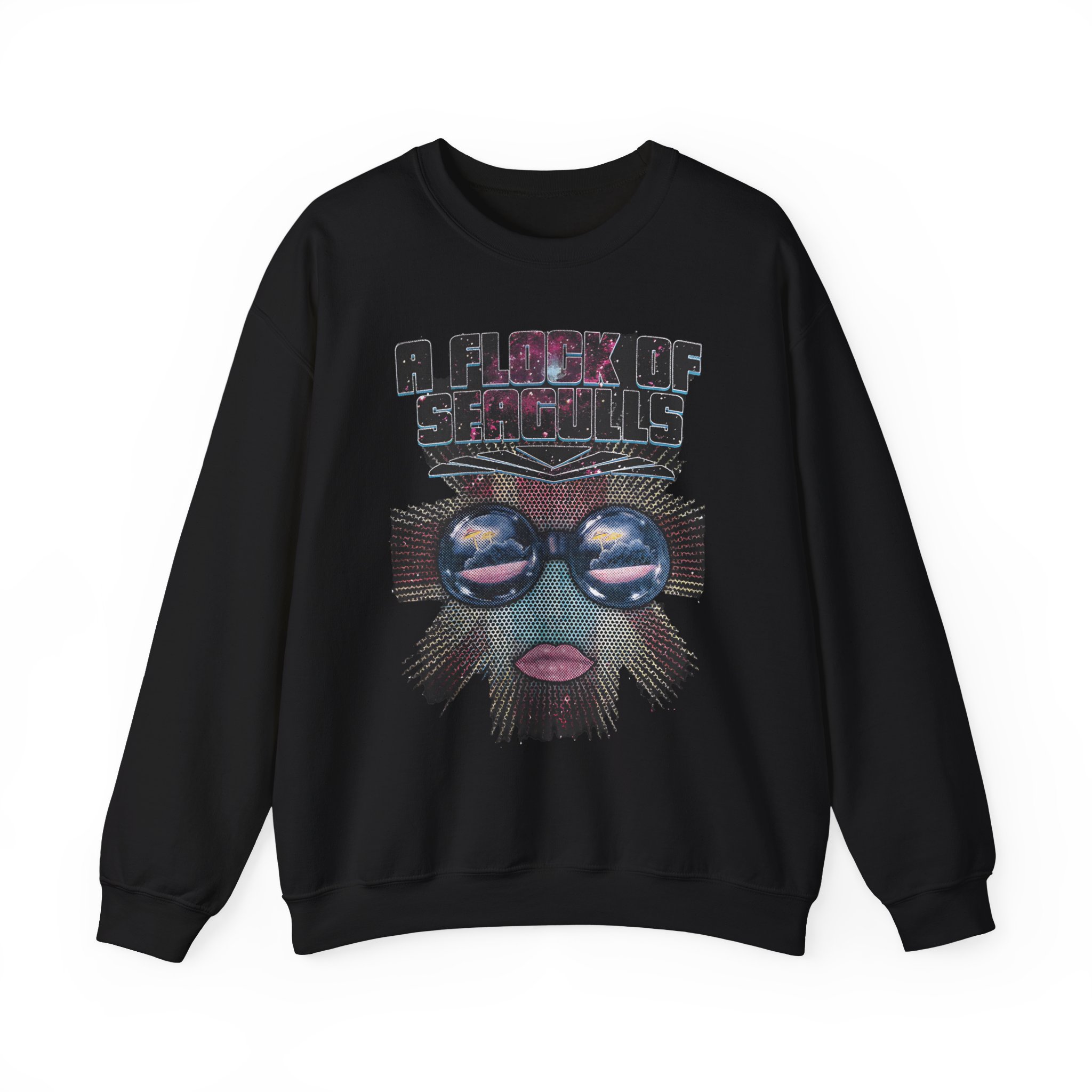 A Flock of Seagulls Galaxy Unisex Heavy Blendâ„¢ Crewneck Sweatshirt