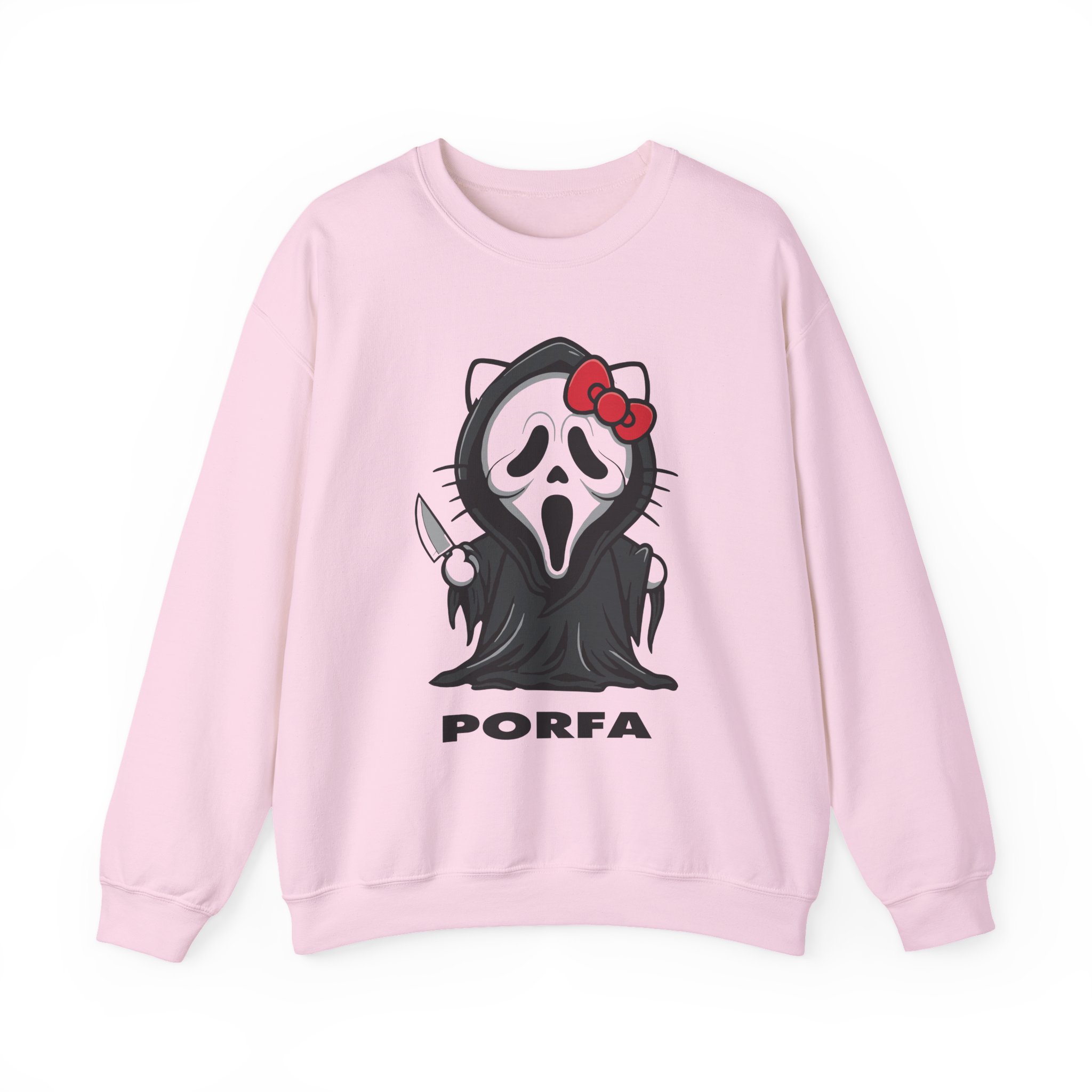 Porfa Scream Halloween Unisex Heavy Blendâ„¢ Crewneck Sweatshirt