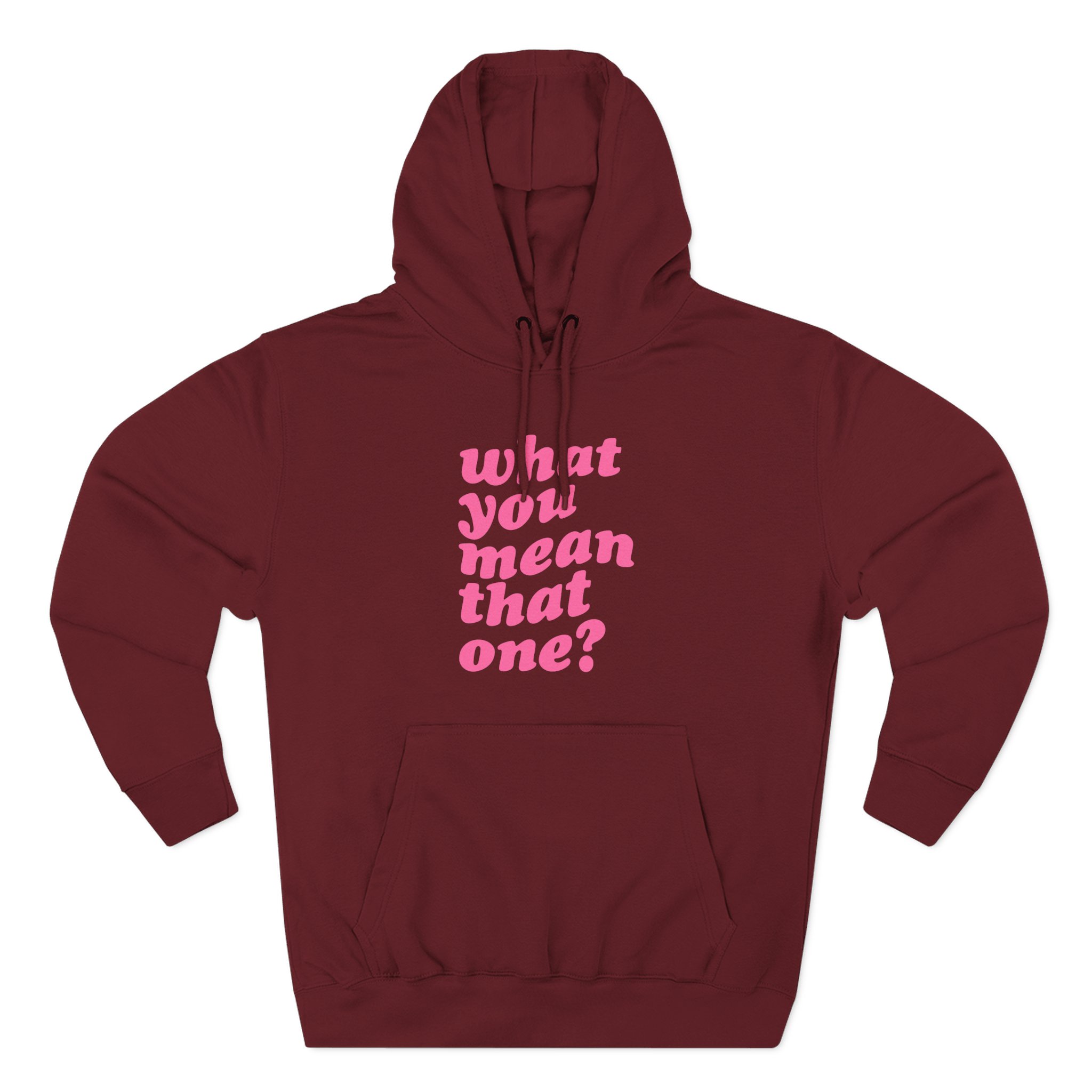 Shawty Bae What You Mean Three-Panel Fleece Hoodie