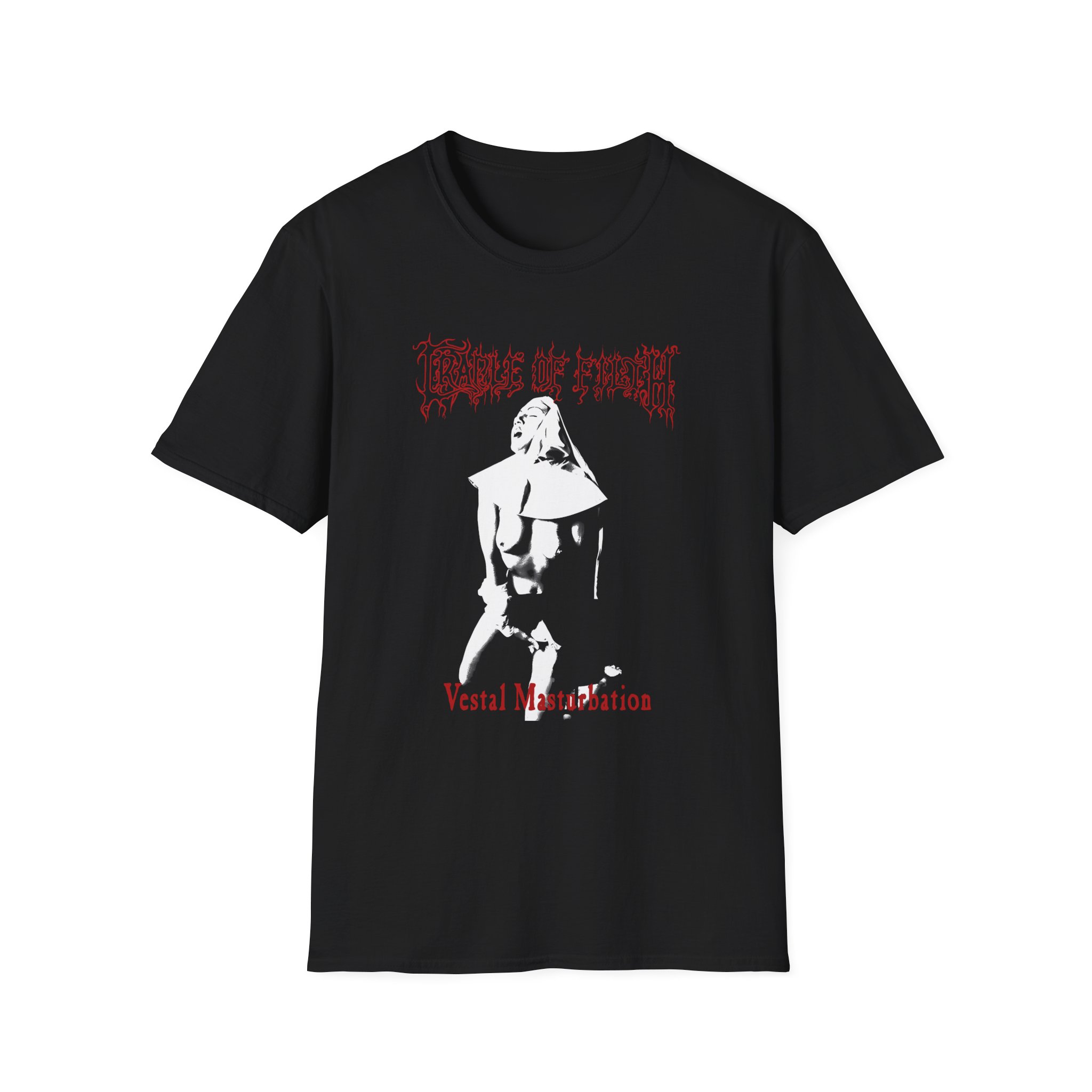 Cradle of Filth Vestal Masturbation Unisex Softstyle T-Shirt