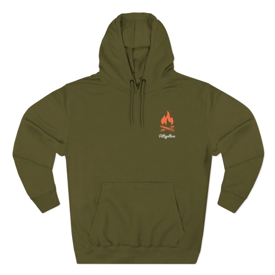 Fattypillow Three-Panel Fleece Hoodie