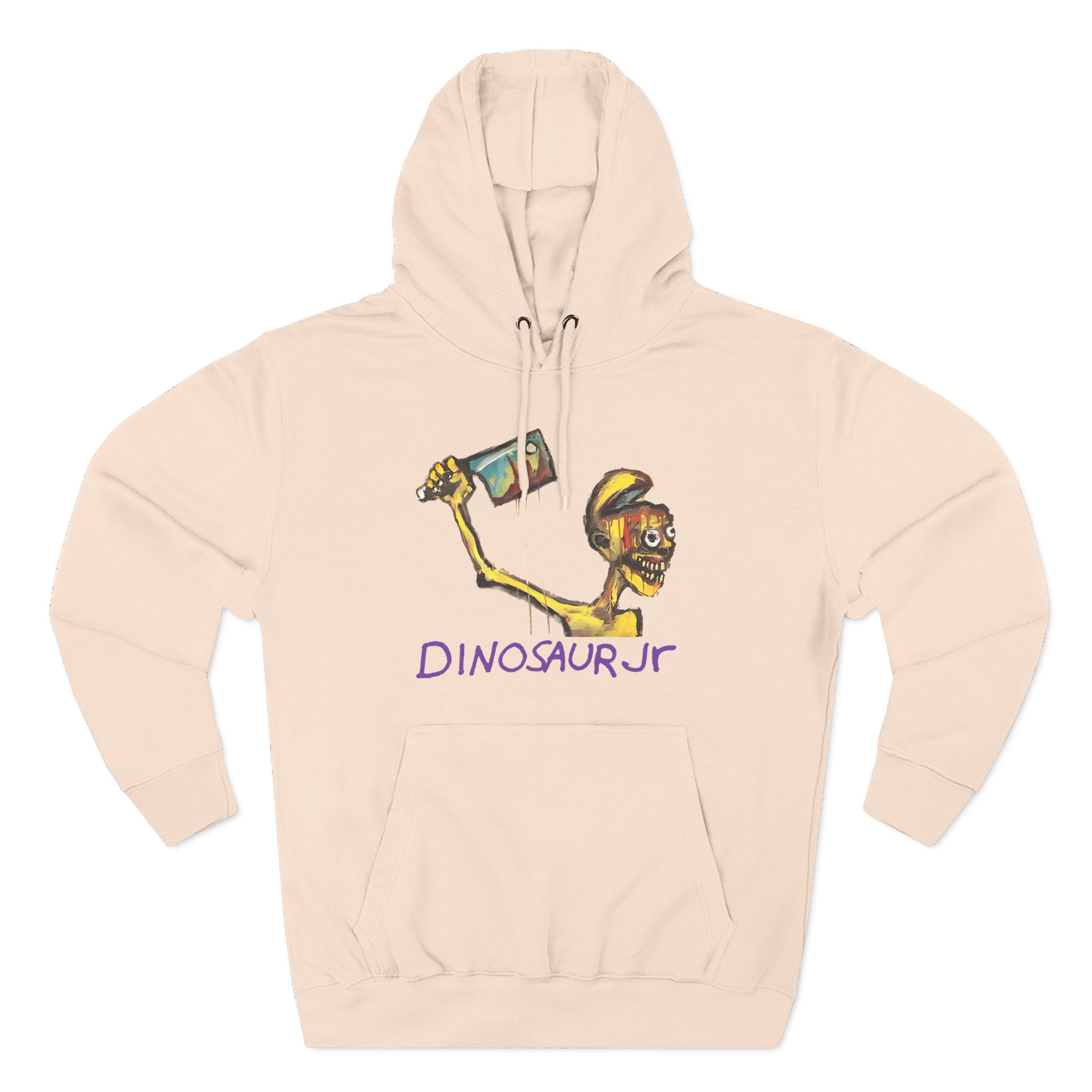 Dinosaur Jr Start Choppin Three-Panel Fleece Hoodie