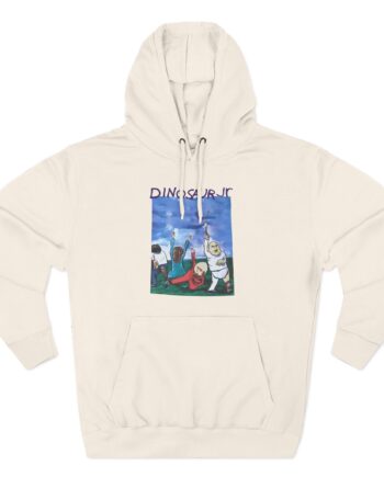 Dinosaur Jr Without a Sound Back Cover Three-Panel Fleece Hoodie