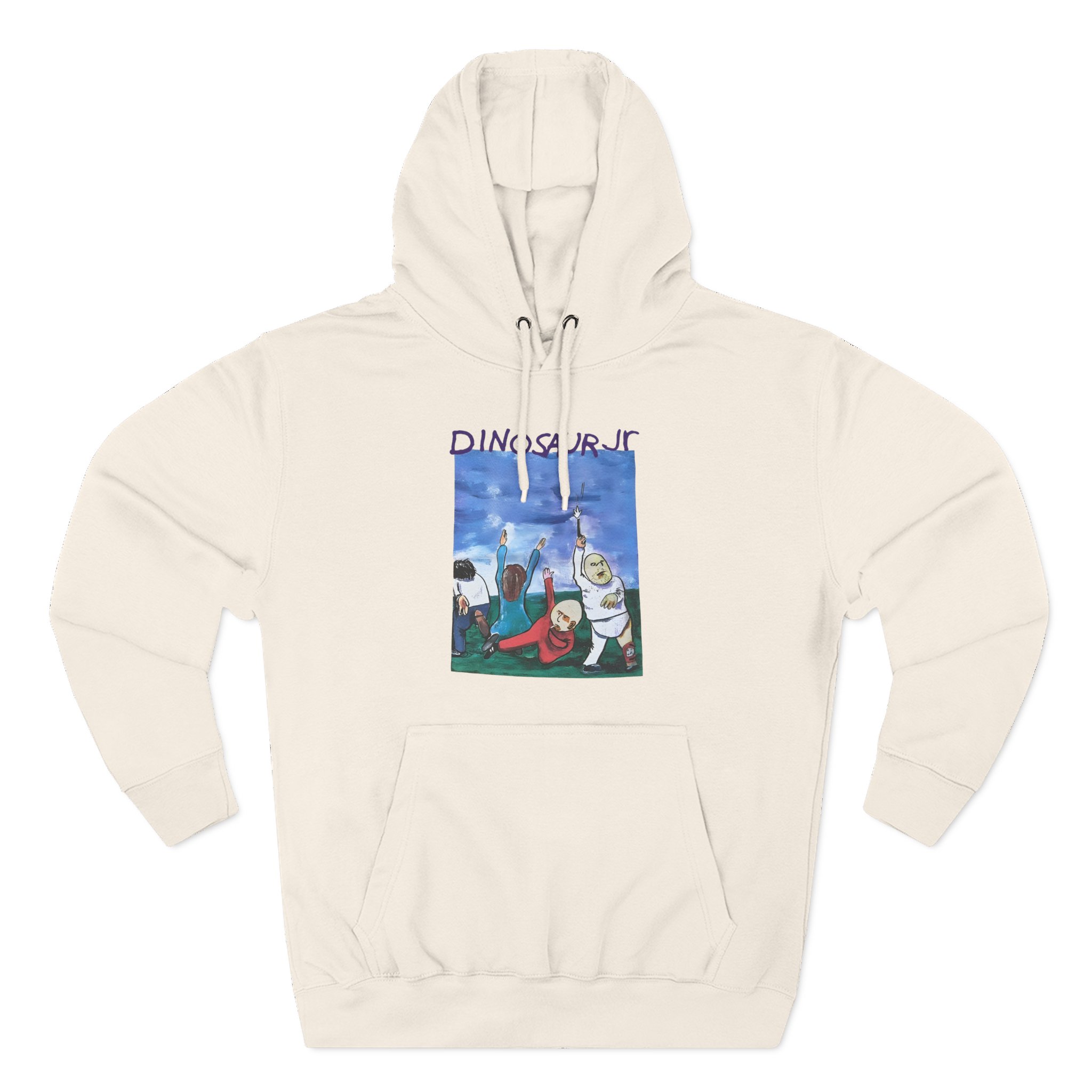 Dinosaur Jr Without a Sound Back Cover Three-Panel Fleece Hoodie
