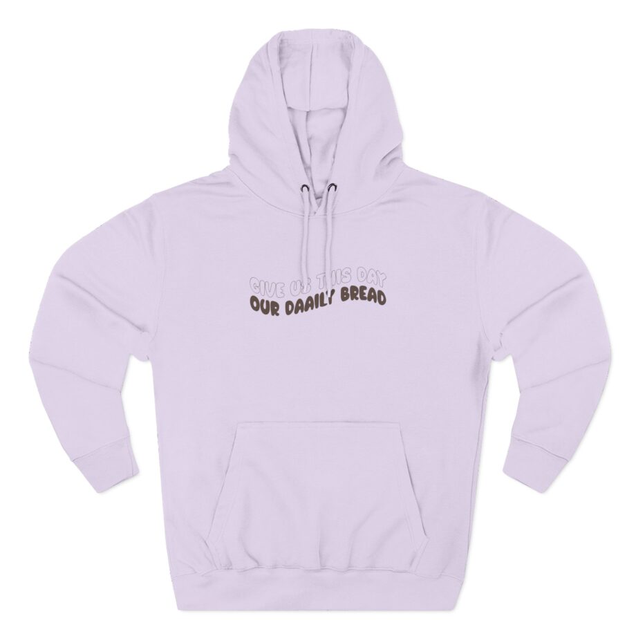 Daily Bread Mushroom Three-Panel Fleece Hoodie
