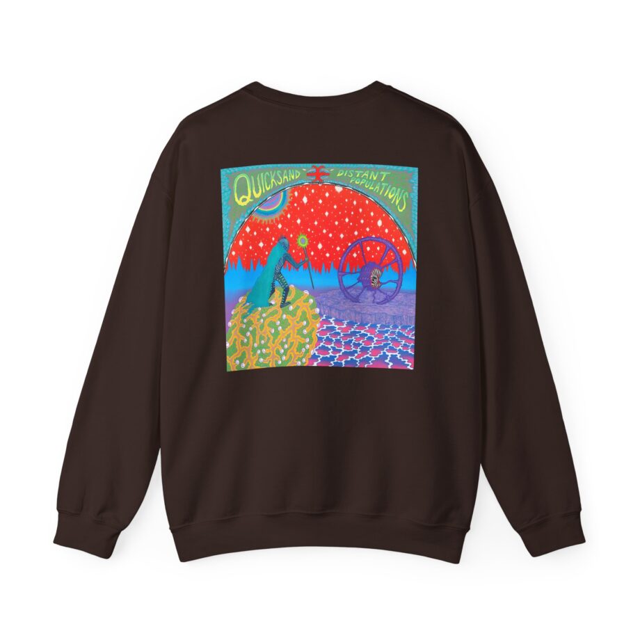 Quicksand Distant Populations Unisex Heavy Blend™ Crewneck Sweatshirt