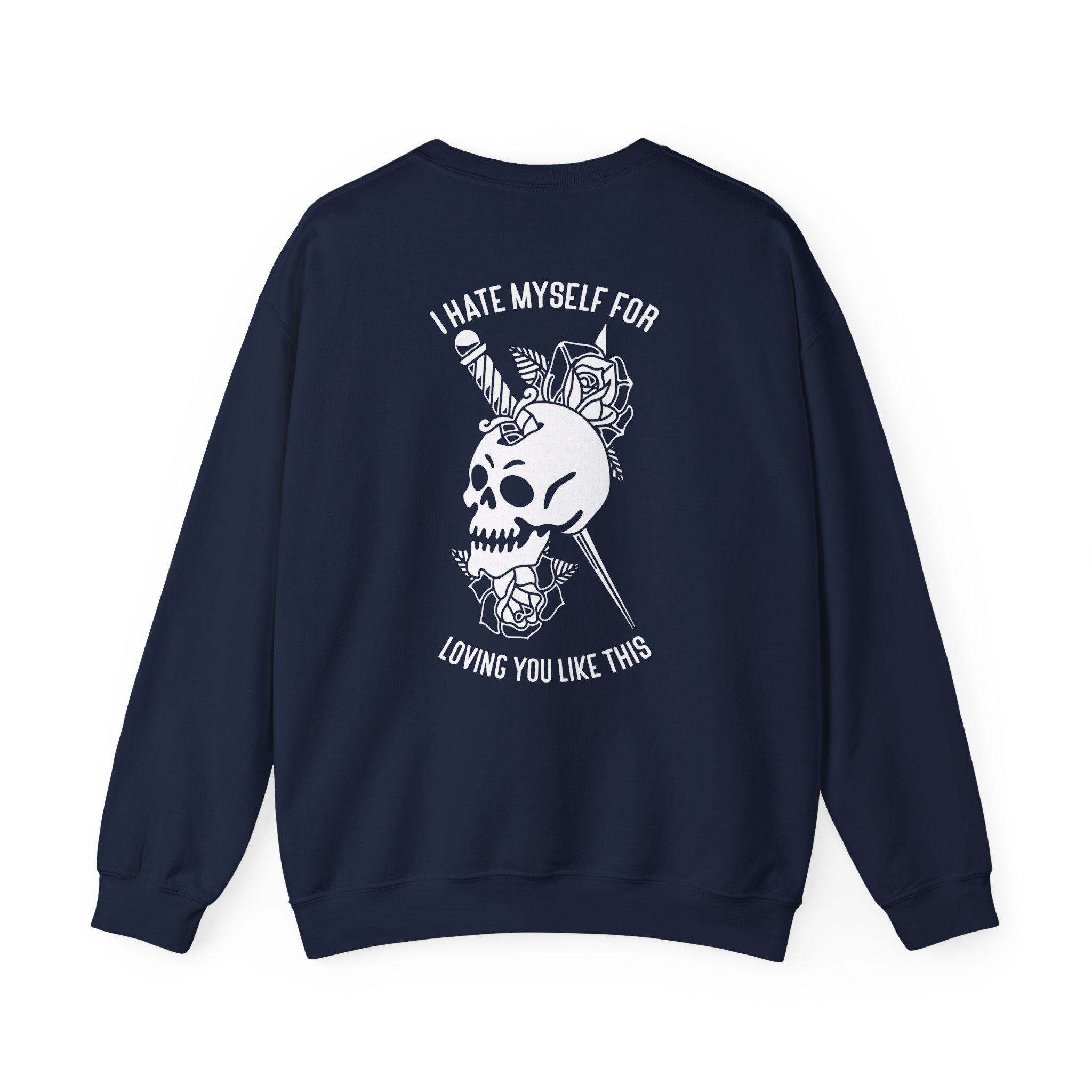 Bayside Dagger Skull Unisex Heavy Blendâ„¢ Crewneck Sweatshirt